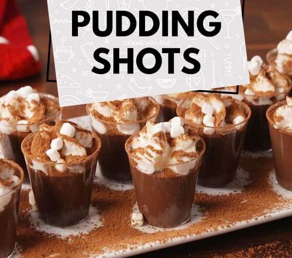 Hot Cocoa Pudding Shots